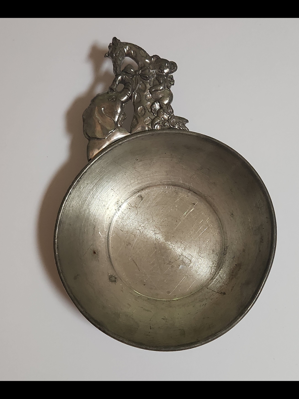 1993 Seagull Fine Pewter Baby Bowl Etain Zinn Canada, Zoo Animals
